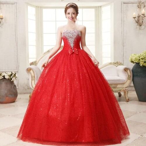 Wedding Dresses Women High-end Charm Beautiful 2021 New Plus Size European And American Brides Red Uniform Toast Dress