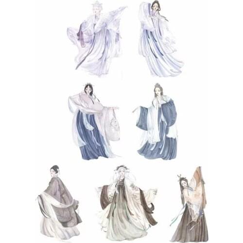 Vintage Old Beauty Washi Masking Tapes for Card Making DIY Scrapbooking Decorative Stickers