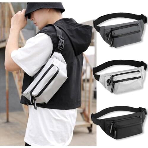 Waterproof Man Waist Bag Chest Bag Outdoor Crossbody Belt Bag Running Waist Bag Packs Поясная сумка Bauchtasche