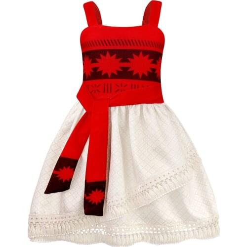 Girls Cosplay Moanna Skirt Cartoon Anime Print Marine Element Halloween Dress School Preform Activity Props Holiday Party Suit