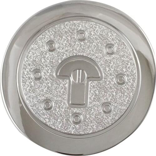 1pcs ABS Chrome Car Styling Auto Oil Fuel Tank Cover Cap car Sticker 1999-2010 For Toyota VITZ YARIS