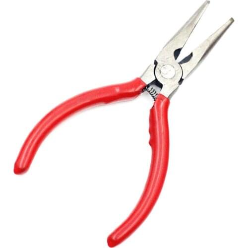1Pcs DIY accessories hardware tools 5 inch Crimping Tools Needle nose pliers Cable Wire Stripper Watch repair tool pliers