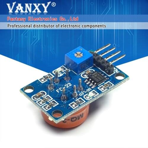 1pcs MQ3 Alcohol Ethanol Sensor Breath Gas Ethanol Detection MQ-3 for 51 new