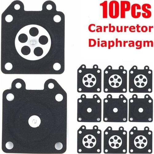 10* Rubber Chainsaw Carburetor Metering Diaphragm Assembly Gaskets Kit For Walbro 95-526 95-526-9 95-526-9-8 For Brigs&Stratton