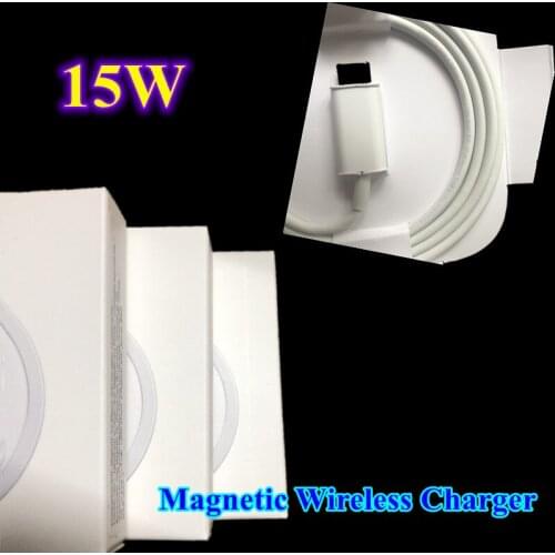 10pcs/lot Fast Charging Cable 15W Magnetic Wireless Charger For Phone 12 mini 11 Pro XS Max XR USB C Wireless Quick Charger Line