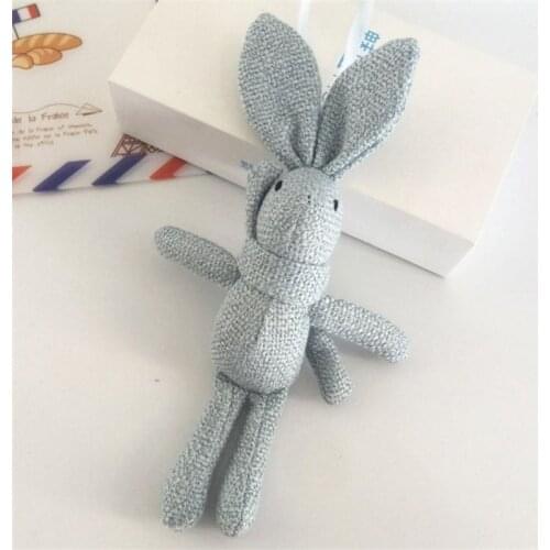 10pcs NEW Rabbit Plush , Animal Stuffed Dress Rabbit Key chain TOY, Kids Party Plush TOY , Bouquet Plush Dolls