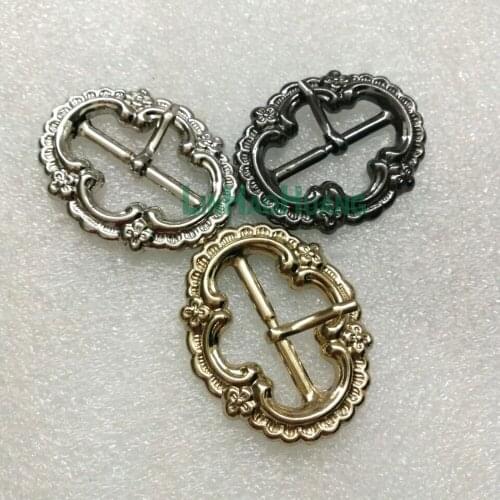 15pcs/lot 31mm 1.25inch metal ziinc alloy pin buckle heavy weight for lady belt nickle/black/gold free shiping 2016092102