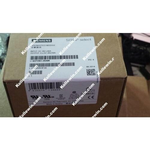 6EP1961-2BA00 Original NEW SIMATIC SITOP SELECT 4-CHANNEL DIAGNOSIS MODULE INPUT: 24 V DC 6EP1961 2BA00