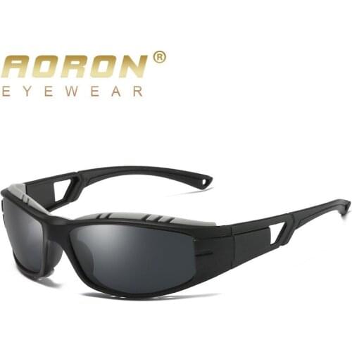 AORON Vintage Polarized Sunglasses Men Brand Driving Goggles Sun Glasses For Male Oculos De Sol Male Eyewear UV400 Veloochki