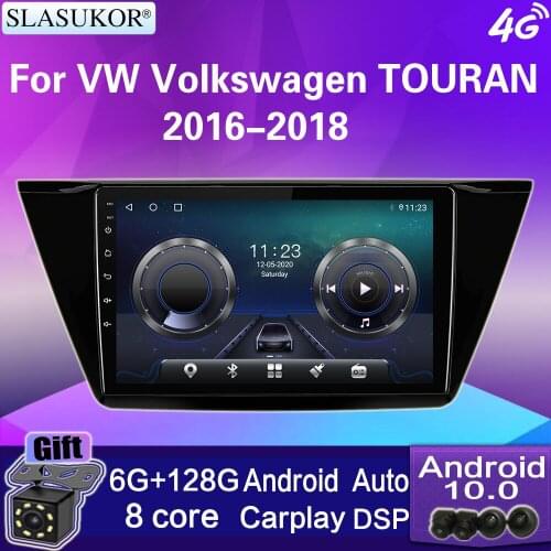 10.1“ For VW Volkswagen TOURAN 2016 2017 2018 Android 10 Car Radio Multimedia Stereo Player CARPLAY GPS Navigation Auto Audio