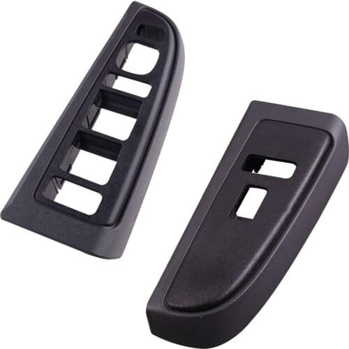 Car Front Dark Pewter Power Window Switch Bezel 89045128 89045120 Fit For Cadillac Escalade Chevy Avalanche GMC Sierra LHD