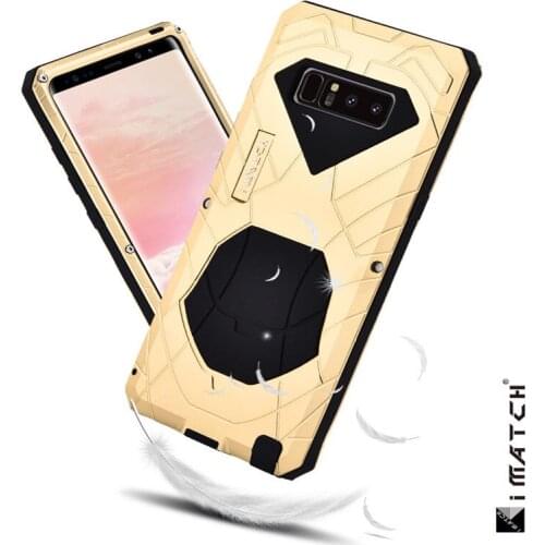 For Samsung Note 8 Case Aluminum Metal + Silicon Back Cover Case For Samsung Galaxy Note8 Sm-n950f N9500 Coque