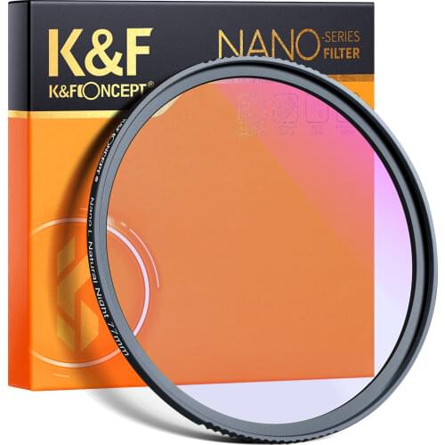 K&F Concept 52/58/67mm Natural Night Filter Light Filter for Night Photography Sky/Star Optical Glass Multi-Layer Nano Coating