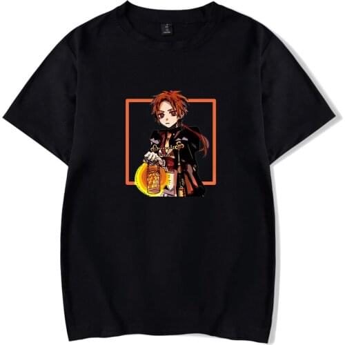 Japanes Fashion Printing T-shirt Summer Funny T-shirt Short Sleeve Harajuku Hip Hop Unisex T-shirt Round Neck Informal T-shirt