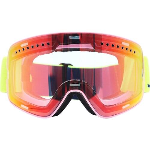 Magnetic Ski Goggles Winter Snow Sports Snowboard Goggles Anti-fog UV Protection Snowmobile Spherical Skiing Eyewear Mask