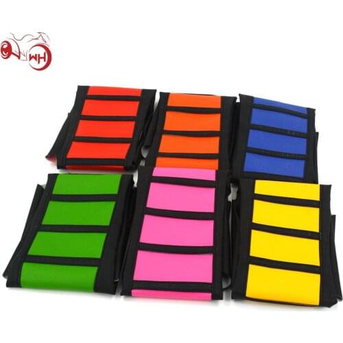 For KTM HONDA SUZUKI KAWASAKI YAMAHA Enduro Off-road Dirt Pit Bike Motocross Motorcycle Striped Soft Rubber Gripper Seat Cover