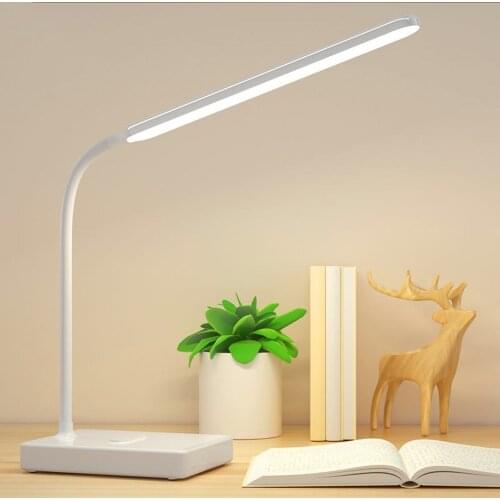 Desk Lamp Touch Table Lamps For Living Room Gooseneck Desktop Foldable Dimmable Eye Protection Study Lamp Led Light