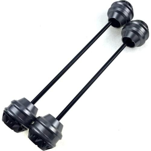 Motorcycle Front Rear CNC Wheel Axle Fork Crash Protector Slider Stand Screw For YAMAHA MT07 FZ07 2014 2015 2016