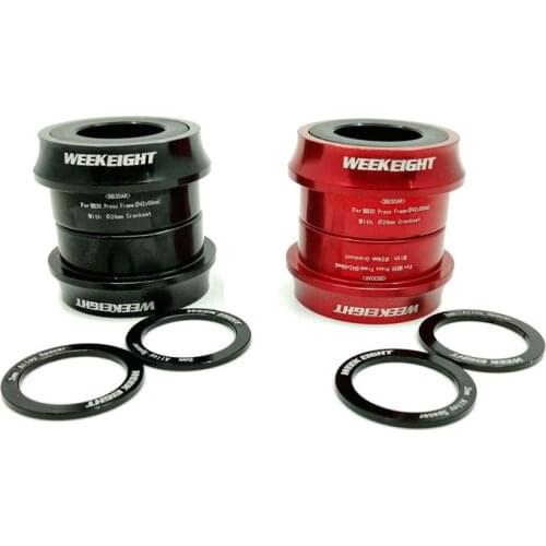 Bike Bearing Bottom Bracket BB30 24mm 42mm * 68mm Road Bicycle Folding Bike Aluminum Alloy Bottom Brackets Bicycle Accessories