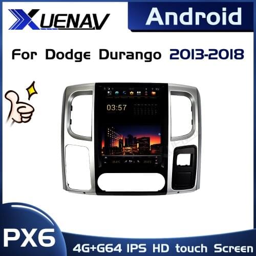 PX6 system Android Vertical Touch Screen Car Radio For Dodge RAM 2013 2014 2015 2016 2017 2018 GPS Unit Car Autoradio Multimedia