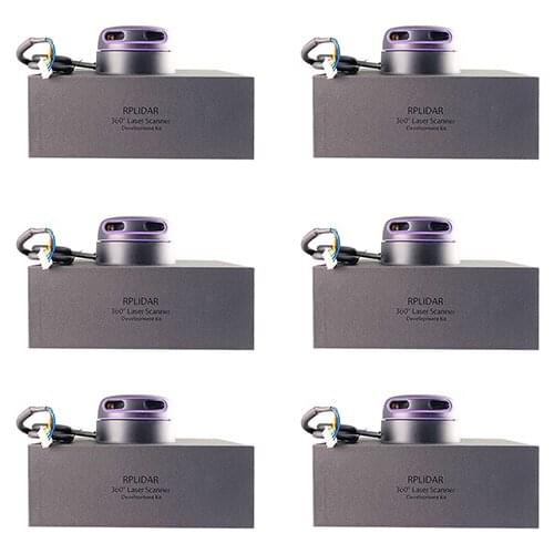 Free shipment 6PCS packaged Slamtec RPLIDAR A3M1 360 Degree 25 Meters 16000 Times Indoor & Outdoor Availability for robot