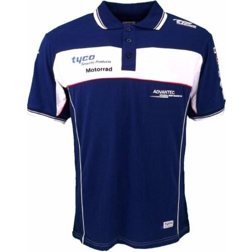 Motocross Racing Polo Shirt For BMW Motorrad Motorcycle T Shirts Mtotorbike Motorcycle Moto Summer Short Sleeve Mens