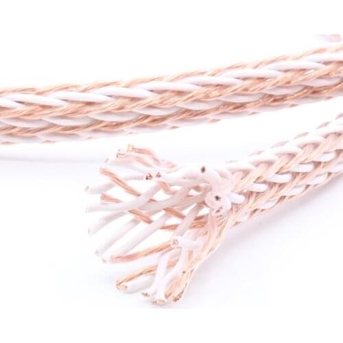 Hifi 12TC Twist Cable OCC Speaker Cable HIFI Audio loudspeaker Wire Cord DIY 24 Strands