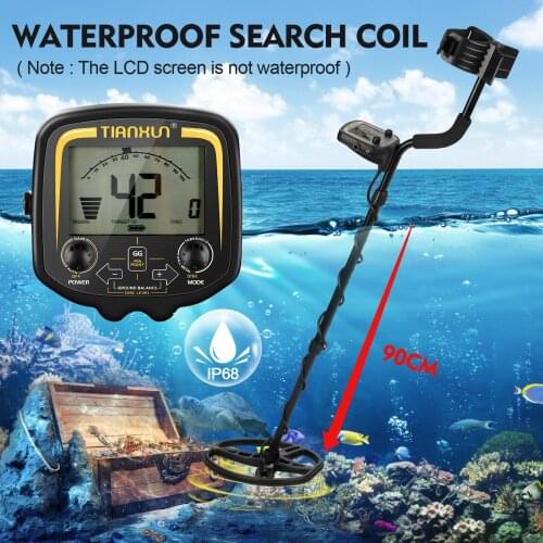 Metal Detector UnderGround depth 2.5m Coil Waterproof Scanner Finder Tool Gold Digger Treasure Seeking Hunter Detecting TX-850