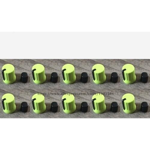 10x GREEN color Rotary Control white Knob For Pioneer DJM-T1 S9 DIY DJ XDJ-RX R1 RZ AERO
