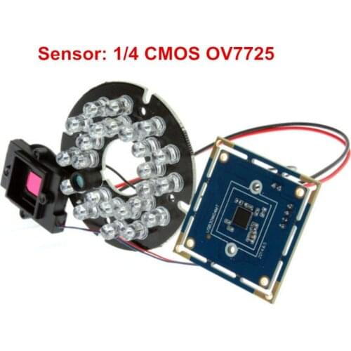 480P Free driver VGA CMOS OV7725 High speed usb 2.0 night vision mini IR infrared cctv usb camera module