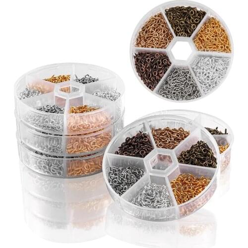 900Pcs Gold Ancient Bronze Eye Pins Screw Eyepins Kit Clasps Hooks For Diy Jewelry Making Findings Supplies Accessories Kits