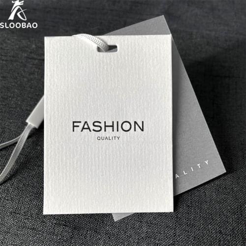 Customized Hang Tags/hangtag/logo/Trademark manufacture/Clothing swing tag/printed tags GT031