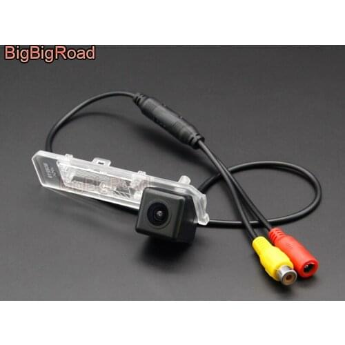 BigBigRoad Wireless Vehicle Rear View Parking CCD Camera Waterproof For Volkswagen Lavida 2008 2009 2010 2011 HD Color Image