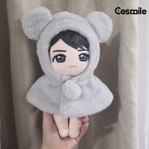 Cosmile Anime Kpop Star Bear Cloak Clothes For 20cm Doll Toy Clothing Cosplay Props Gift C