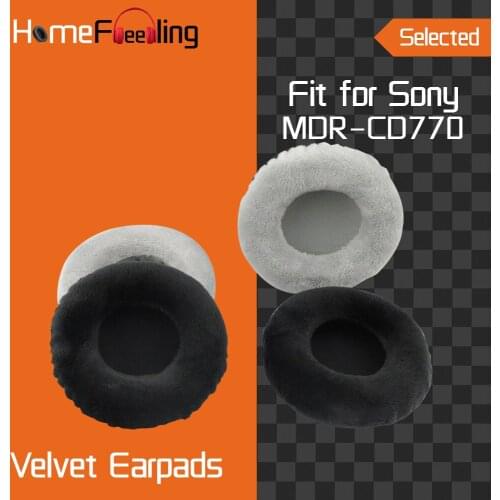 Homefeeling Earpads for Sony MDR CD770 Headphones Earpad Cushions Covers Velvet Ear Pad Replacement