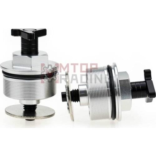 Preload Fork Caps For Yamaha XVS1300 2007-2018 41mm Triangle Adjust Fork Bolts 2008 2009 2010 2011 2012 2013 2014 2015 2016 2017