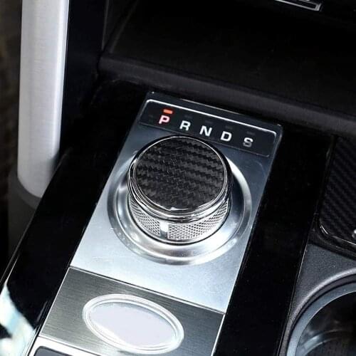 For Land Rover Discovery 5 L462 LR5 LR4 Range Rover RR Sport Evoque Vogue Real Carbon Fiber Gear Shift Head Cover Trim Parts