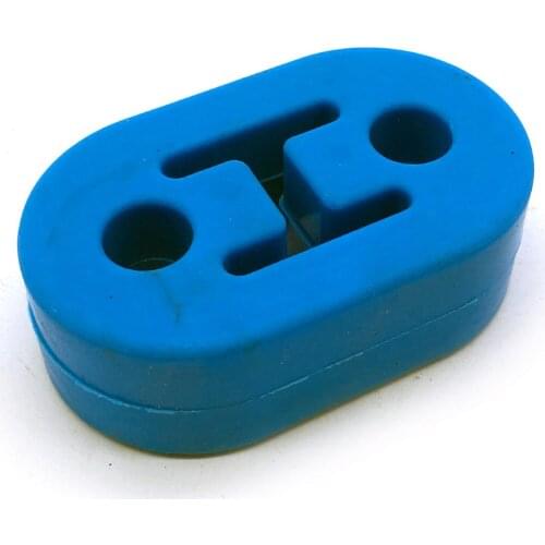 4 Pieces BLUE 12mm- 1/2" EXHAUST MUFFLER HANGER - Made Of Silicone