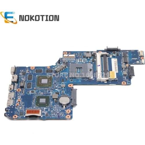 NOKOTION H000038410 MAIN BOARD For Toshiba Satellite C850 L850 Laptop motherboard HM77 DDR3 HD 7600M Series GPU 1GB
