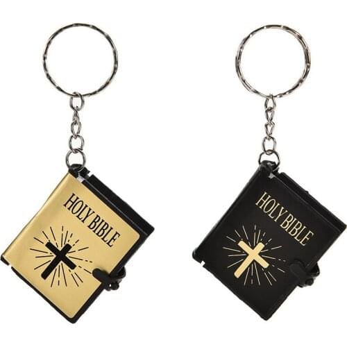 Mini Bible Keychain English HOLY BIBLE Religious Christian Jesus NEW
