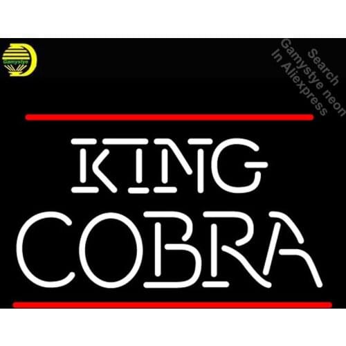 Neon Sign for King Cobra Neon Bulb sign handcraft Commercial neon signboard Decorate Room neon light Sailing anuncio luminos