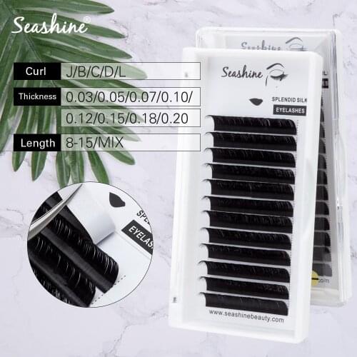 Seashine Individual Eyelash Extension BCDL Curl False Mink Lash Classical False Eyelash Extension