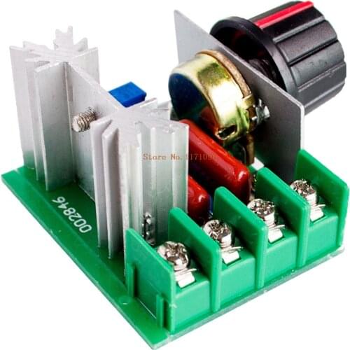 220V 2000W Speed Controller SCR Voltage Regulator Dimming Dimmers Thermostat