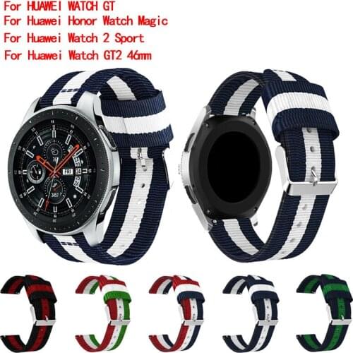 20mm/22mm nylon watchband for Huawei gt2e for Huawei Huawei observation GT 22e honorary magician observation 2 46mm 42mm Strap