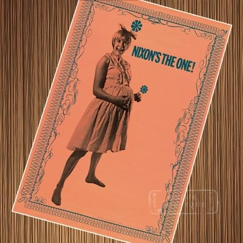 Richard Nixon the One US Propaganda Retro Vintage Poster Canvas Painting DIY Wall Paper Home Decor Gift