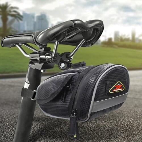WOLFBASE Bicycle Multifunction Packing Pouch Bike Hiking Outdoor Storage Saddle Bag Seat Cycling Tail Rear Pouch Bag Accessories