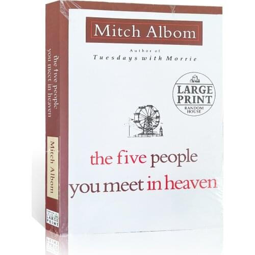 The Five People You Meet In Heaven By Mitch Albom In English Original Novel Reading Book for Adult