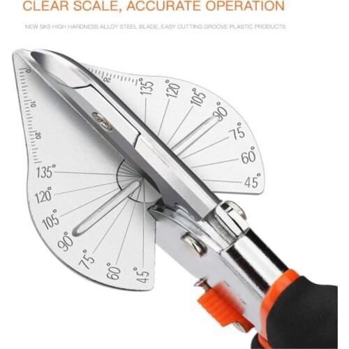 Angle Shear 45-120 Degree Miter Cutter Hand Shear Multifunctional PVC PE Plastic Pipe Scissors For Housework home decor Plumbing