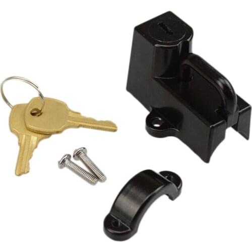 Universal Motorcycles Accessories Motorcycle Helmet Lock For Harley Honda Yamaha Suzuki Black 7/8'' Tube