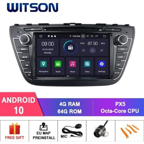 WITSON Android 10.0 IPS HD Screen For SUZUKI S-CROSS 2013-2015 Multimedia Player Car 4GB RAM+64GB FLASH